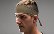 Beige Tie Headband - View 4